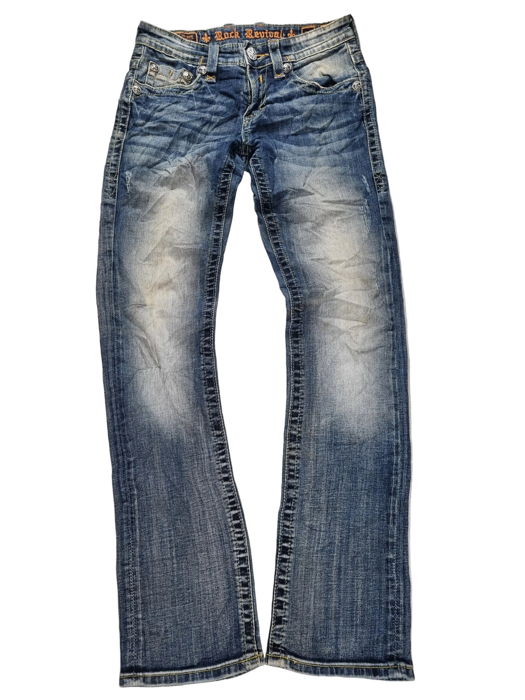 Vintage Rock Revival Jeans Straight [S]