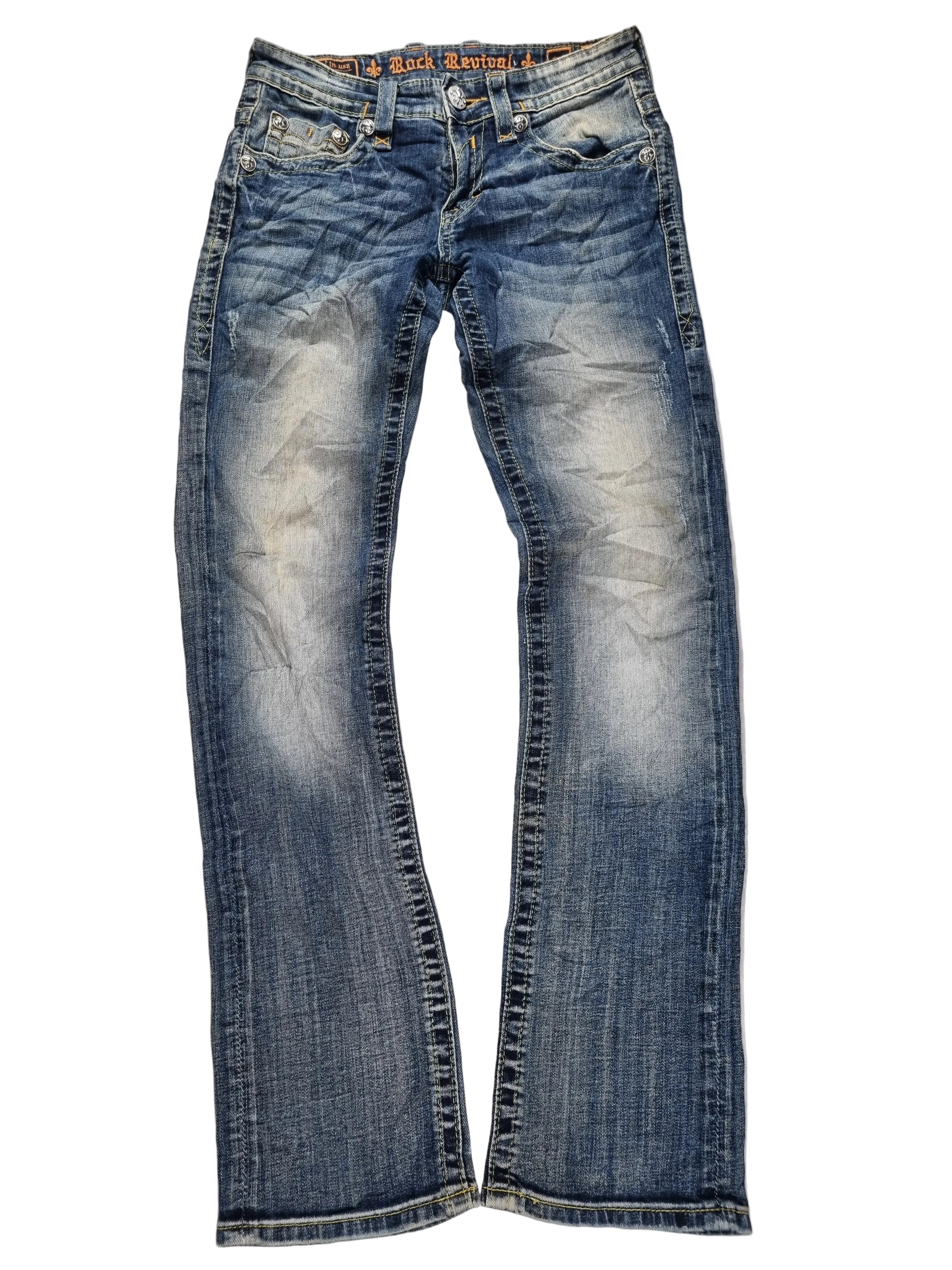 Vintage Rock Revival Jeans Straight [S]